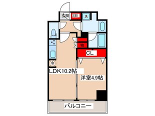 ARCOBALENO KINSHICHOの物件間取画像